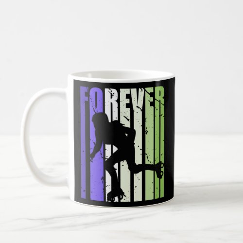 Pretty Forever Roller Skating Fan Loves Roller Ska Coffee Mug