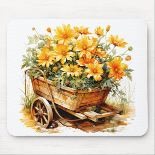 Pretty Fresh Flowers Mouse Pad