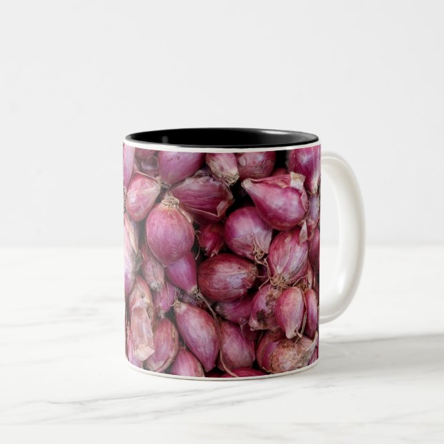 Pretty Fruits Two-Tone Coffee Mug (Front Right)