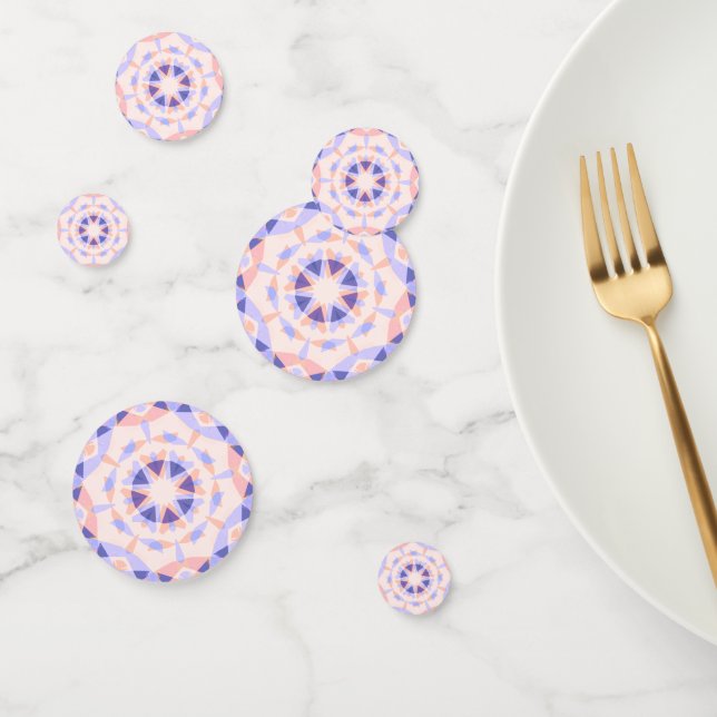 Pretty Fun Pink Purple Birthday Party Magic Star Confetti (Group)
