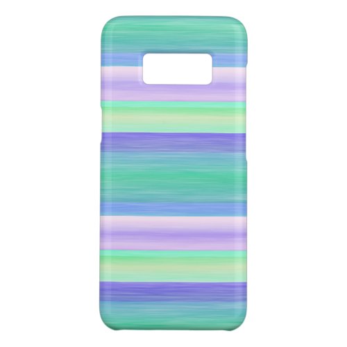 Pretty Fun Summery Watercolor Stripes Art Pattern Case_Mate Samsung Galaxy S8 Case