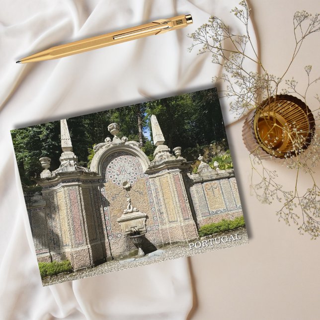 Pretty Garden, Sintra Portugal Photography, Travel Holiday Postcard (Creator Uploaded)