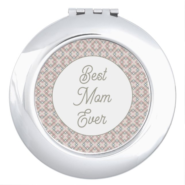Pretty Geometric Pattern  Compact Mirror (Front)