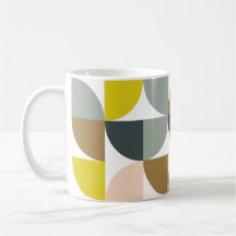 Pretty Geometric Shapes Pattern in Soft Colors