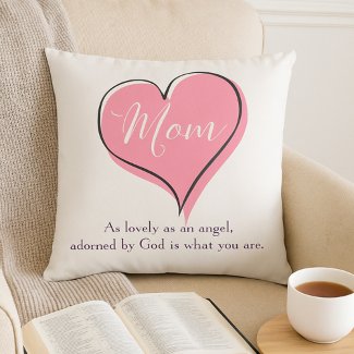 Pretty gift for mom pink heart