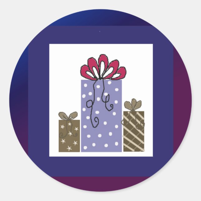 Pretty Gifts Classic Round Sticker (Front)