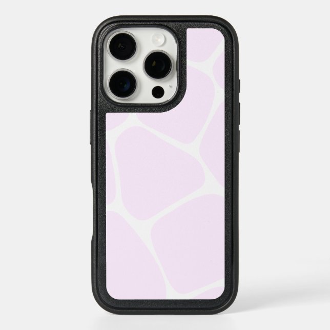 Pretty Giraffe Print in Pink Otterbox iPhone Case (Back)