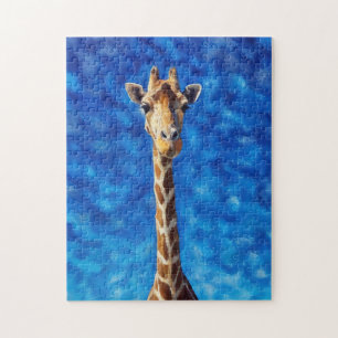 Pretty Giraffe Wild Animal Art Puzzle