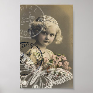 Pretty Girl Collage Poster