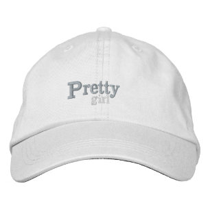 Pretty girl embroidered hat for women,girls,men