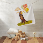 Pretty Polka Dot Baby Blanket Zazzle