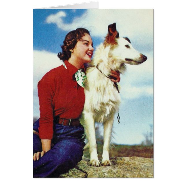Pretty Girl, Pretty Dog Cards (Front)