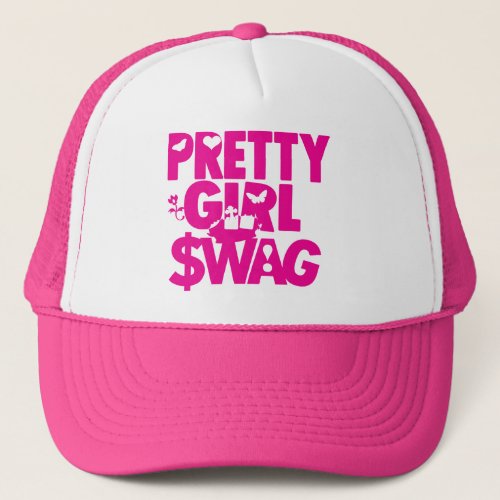 pretty girl swag trucker hat