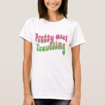 Pretty Girl Traveling T-shirt at Zazzle
