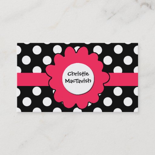 Customizable Pretty Girlie Girl Play Date Card Business Card Template