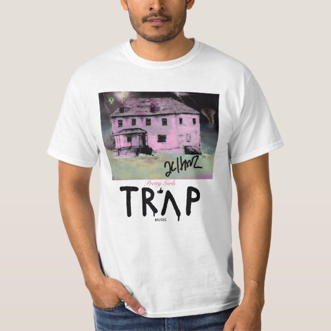 Pretty Girls Like Trap Music Album T-Shirt (Front)