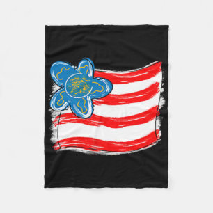 Pretty Girls Vote Republican Funny Conservative Cu Fleece Blanket
