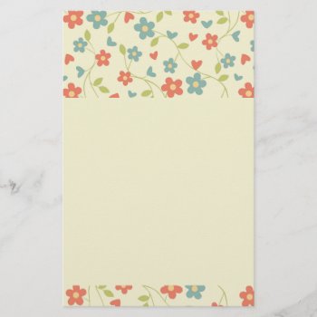 Pretty Girly Daisies  Stationery by LeFlange at Zazzle