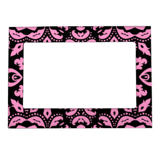 Girly Pink Magnetic Picture Frames | Zazzle