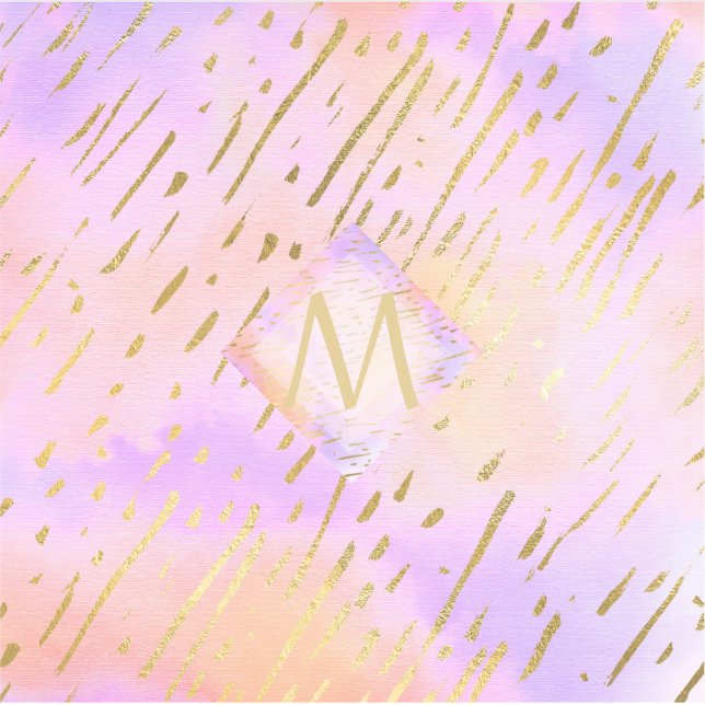 Pretty Girly Glitter Pink Gold Animal Print Glam Sticker (Front)