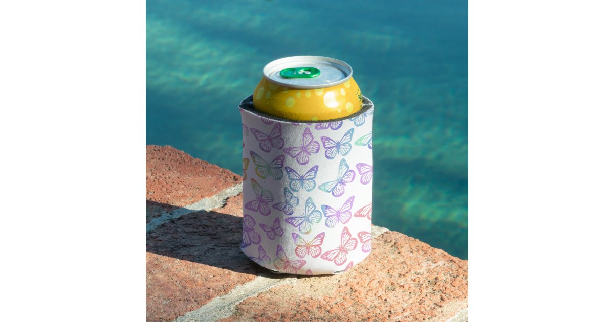 Insulated Koozie, Butterfly Koozie, Can Cooler, Can Warmer, Stainless  Steel, Butterflies, Trendy, Cute Koozie, Aluminum Can 