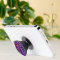   Pretty Girly Purple Butterfly Pattern Iridescent