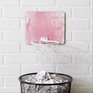 Pretty Girly Sugar Pink Gold Sparkles Mini Basketball Hoop