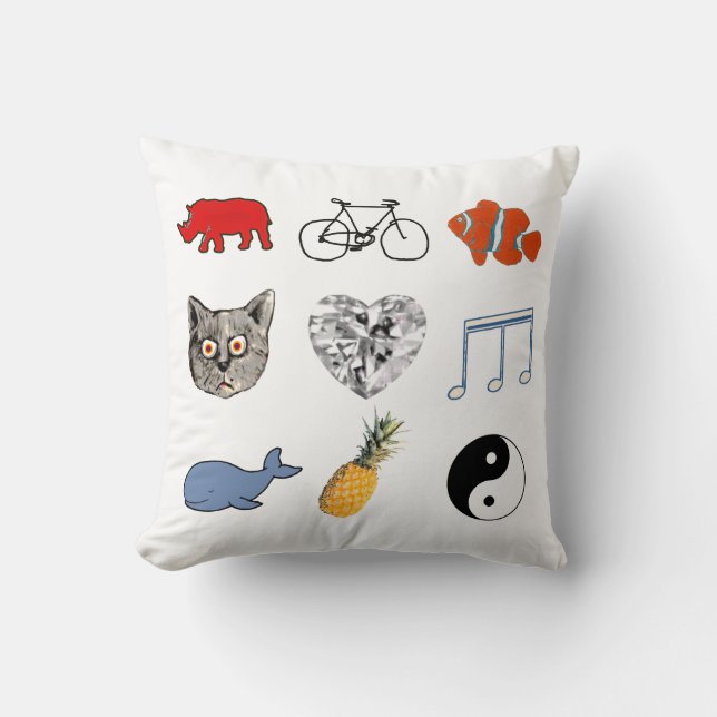 pretty girly themed decor_idea throw pillow (Front)