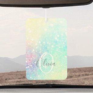 Pretty Glitter Holographic Iridescent Girly Air Freshener