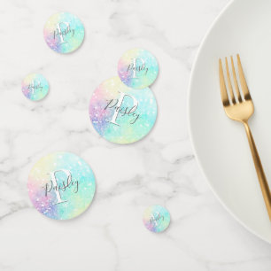 Pretty Glitter Holographic Iridescent Girly Confetti