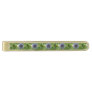 Pretty Globe Thistle Gold Finish Tie Clip