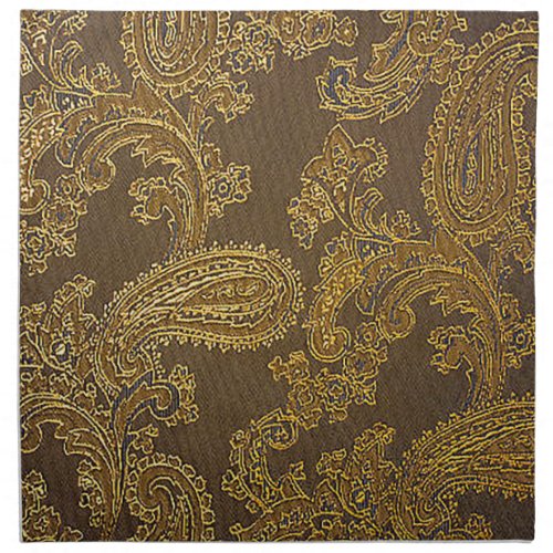 Pretty Gold _Brown Set4 Cotton Cloth Napkin