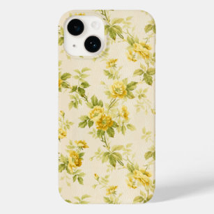 Pretty Golden Yellow Farmhouse Floral Case-Mate iPhone 14 Case