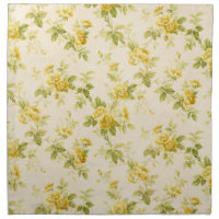 Pretty Golden Yellow Farmhouse Floral