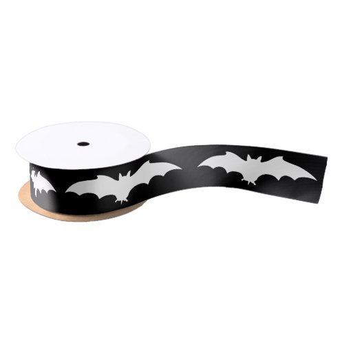 Pretty Gothic bat pattern Satin Ribbon