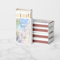 Pretty Gouache Pastel | Paris France Wedding