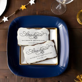 Pretty Graduation Script Typography Brownie