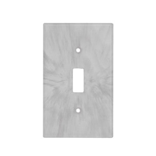 Pretty Gray Splash Light Switch Cover