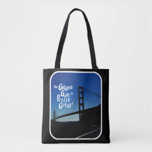Pretty Great Golden Gate Tote Bag