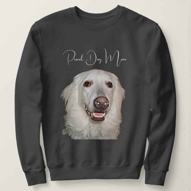 Pretty Great Pyrenees Dog T-Shirt Sweatshirt (Design Front)