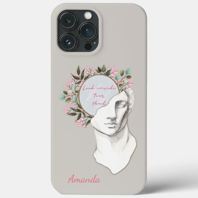 Pretty Greek Ancient Man Custom Phone Case (Back)