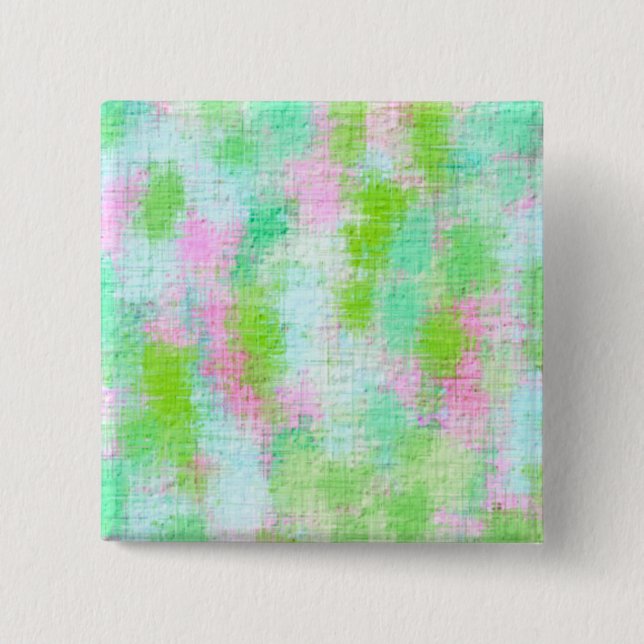 PRETTY GREEN MODERN  ABSTRACT   BUTTON (Front)