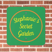 Pretty Green, Yellow, Orange Custom Outdoor Garden