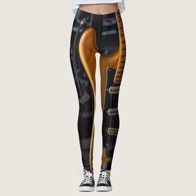 Pretty Guitar Leggings (Front)