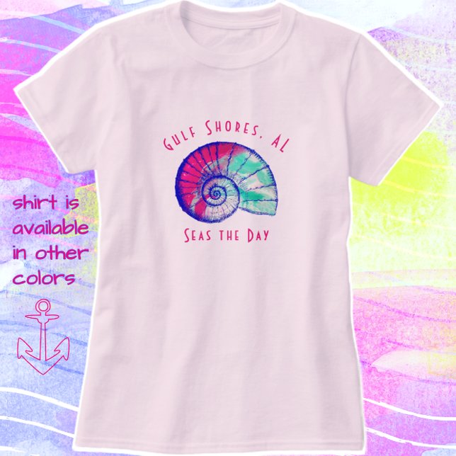 Pretty Gulf Shores Alabama Seashell T-Shirt (Creator Uploaded)