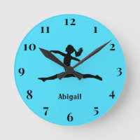 Pretty Gymnastics Silhouette Turquoise