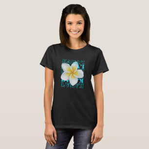 Pretty Hawaiian Floral Tropical Kaua'i T-Shirt