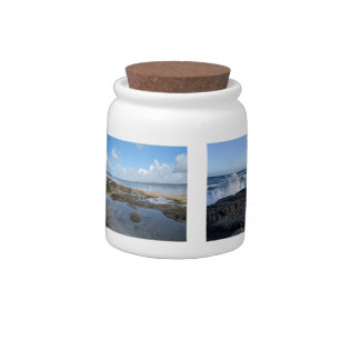 Pretty Hawaiian Natural Landscape Photography Candy Jar