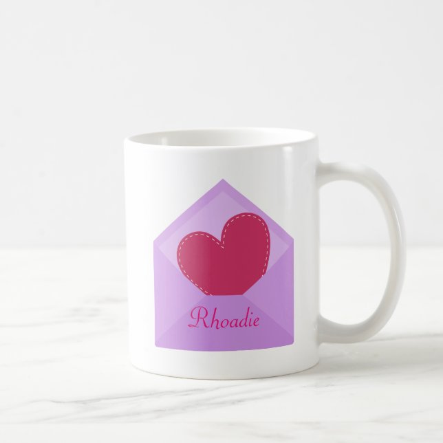Pretty Heart Coffee Mug (Right)