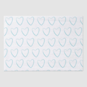 Pretty Heart Wedding Pattern Tissue Paper